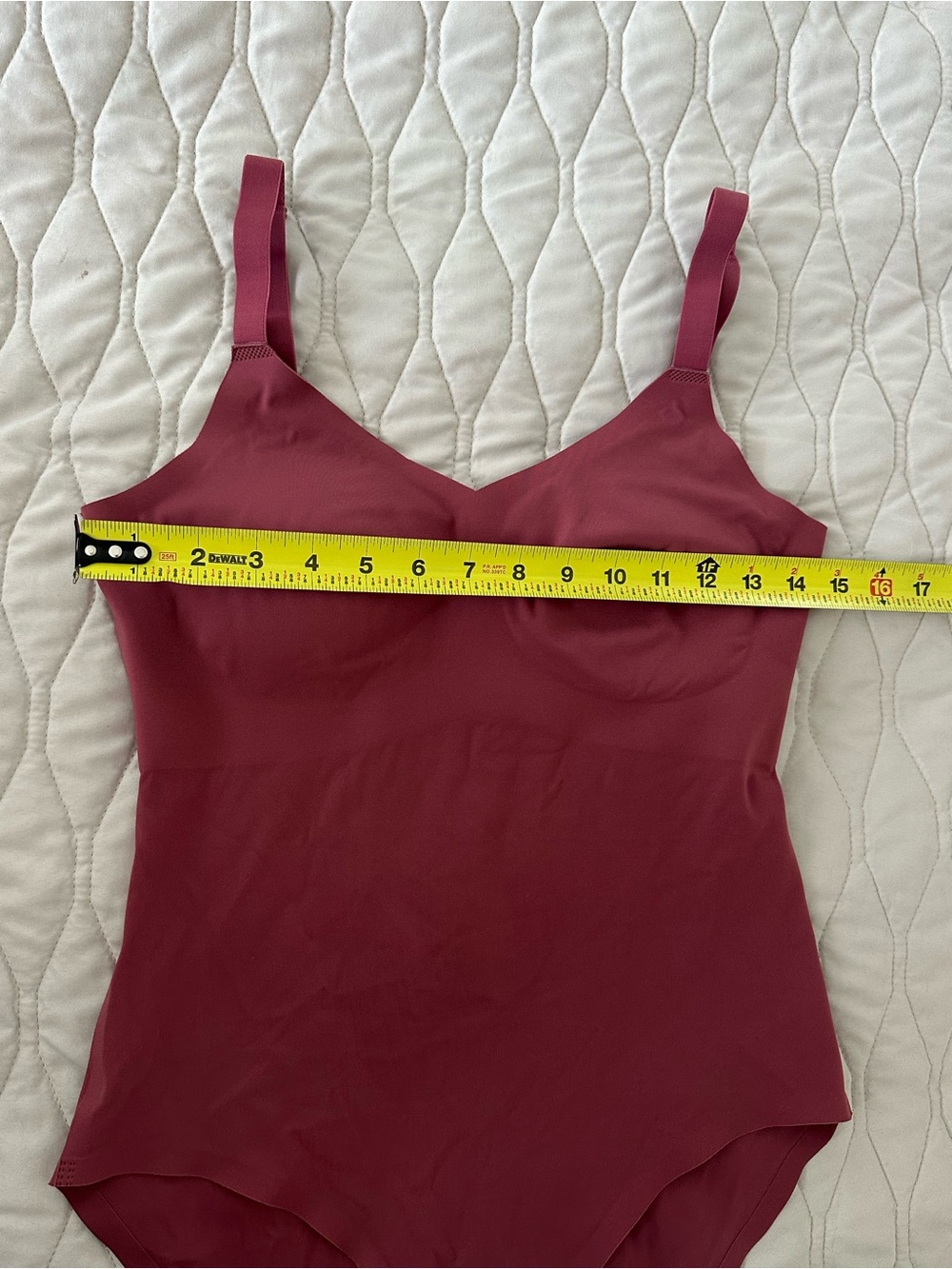 NWOT Knix LuxeLift Contour Bodysuit Seamless Shapewear Wine Burgundy Adjustable - Picture 4 of 7